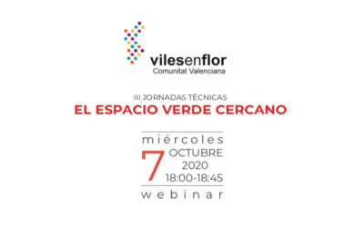 Jornada de paisajismo: El Espacio Verde Cercano. Online 7 de octubre 18:00h