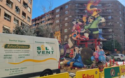 Participamos en la Falla de Gran Via Fernando el Catòlic con Ángel Guimerà