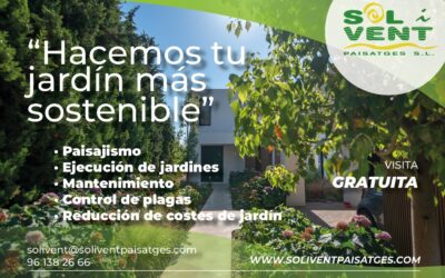 Este 2025 hacemos tu jardín más sostenible